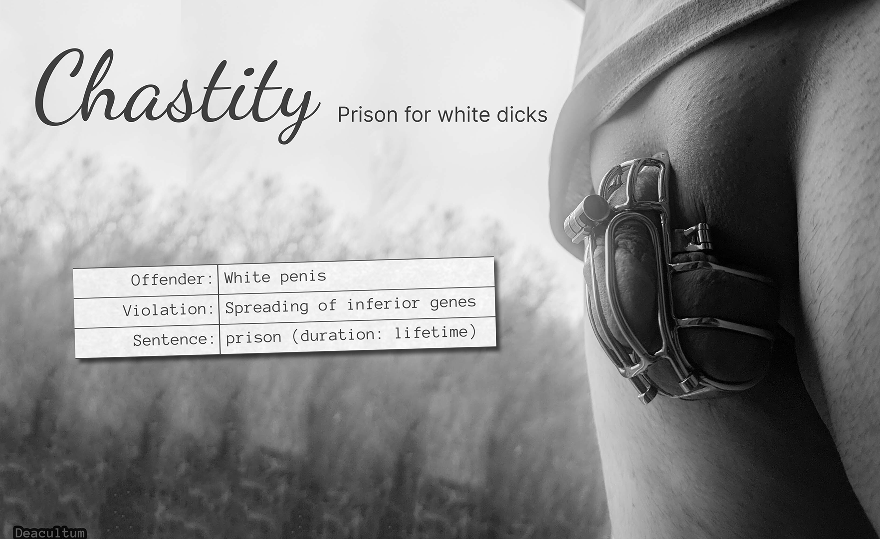 Prison for White Dicks