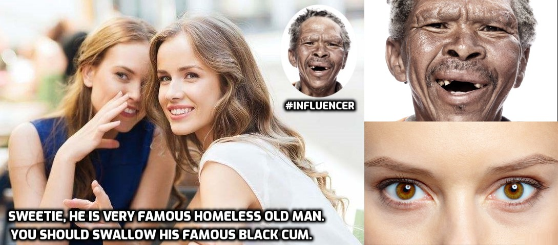 she falls in love with a homeless old black man