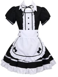 Colorful House Women's Cosplay French Apron Maid Fancy Dress Costume.jpeg.jpg