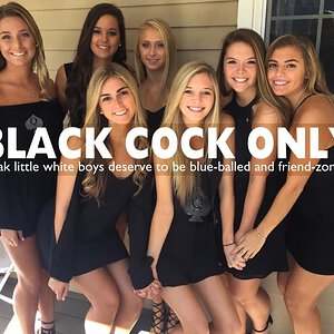 Black cock only