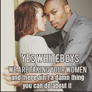 Black men takes white women