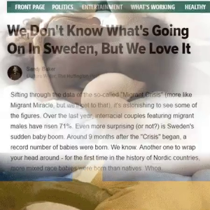 🇸🇪🏻🧬<🤰🏼🇸🇪🏿🧬 We Don't Know What's going on in Sweden, But We Love It