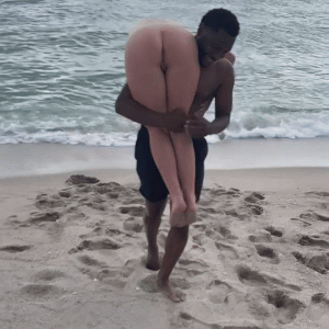 Texas Hotwife gets rescued from the sea.gif