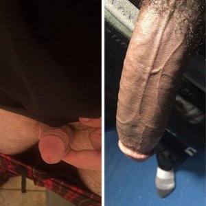 TINY WHITE CLITTY  VS  BIG MASSIVE COCK BNWO