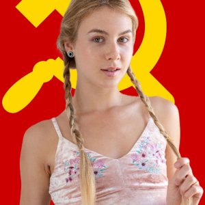 Alecia Fox Soviet Flag Background