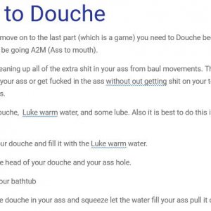 How to Douch