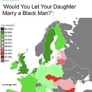 Sweden, Danmark, The Netherlands & UK are most tolerant for interracial marriage...