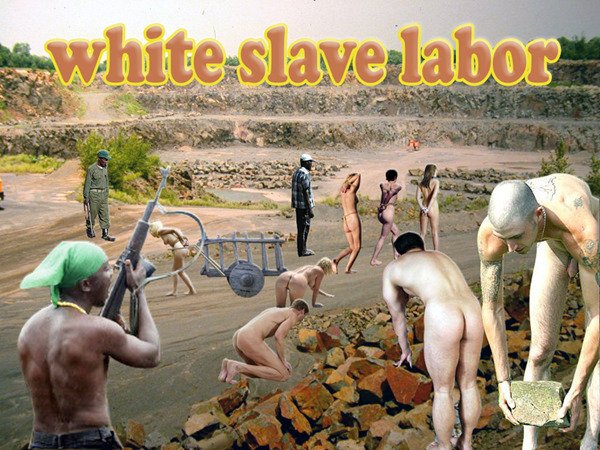 White slaves labor